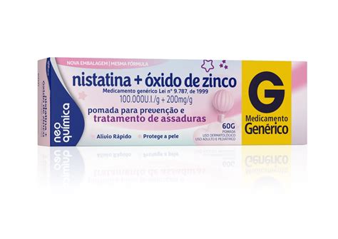 nistatina óxido de zinco